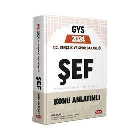 2024 Gys Genclik Ve Spor Bakanligi Sef Konu Anlatimli Hazirlik Kitabi - Data Yayınları