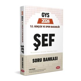 2024 GYS Gençlik ve Spor Bakanlığı Sef Soru Bankası Data Yayınları