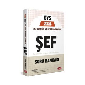 2024 GYS Gençlik ve Spor Bakanlığı Sef Soru Bankası Data Yayınları