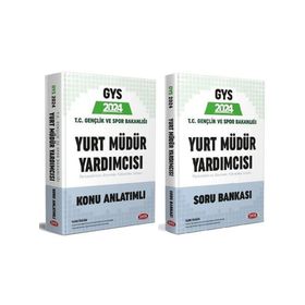 2024 GYS Gençlik ve Spor Bakanlığı Yurt Müdür Yardımcısı Soru Bankası - Data Yayınları