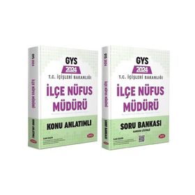 2024 GYS İçişleri Bakanlığı İlçe Nüfus Müdürü Soru Bankası Data Yayınları