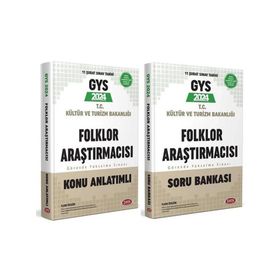 2024 GYS Kültür ve Turizm Bakanlığı Folklor Araştırmacısı Soru Bankası Data Yayınları