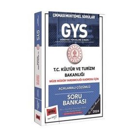 2024 Gys Kültür Ve Turizm Bakanlığı Müze Müdür Yardımcılığı Kadrosu İçin Açıklamalı Çözümlü Soru Bankası - Yargı Yayınları