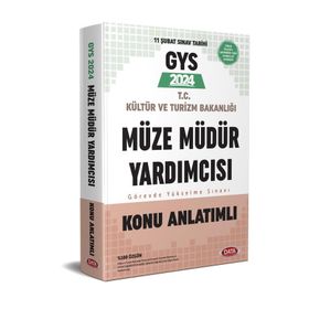 2024 GYS Kültür ve Turizm Bakanlığı Müze Müdür Yardımcısı Soru Bankası Data Yayınları