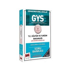 2024 GYS Kültür ve Turizm Bakanlığı Şube Müdürü Kadrosu için Açıklamalı Çözümlü Soru Bankası Yargı Yayınevi