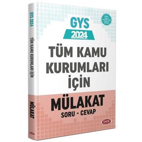 2024 GYS Tüm Kamu Kurumları İçin Mülakat Soru Cevap Görevde Yükselme - Data Yayınları