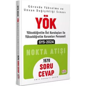 2024 Gys Yok Nokta Atışı Soru Cevap - Editör Yayınları