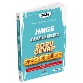 2024 Hmgs Avukatlik Hukuku Soru Cevap Ezberler - Dizgi Kitap