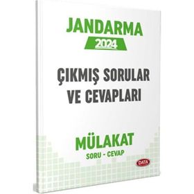 2024 Jandarma Mülakat Çıkmış Soruları ve Cevapları - Data Yayınları