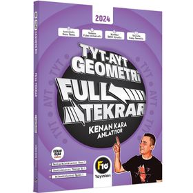 2024 Kenan Kara TYT-AYT Geometri Full Tekrar Video Ders Kitabı F10 Yayınları