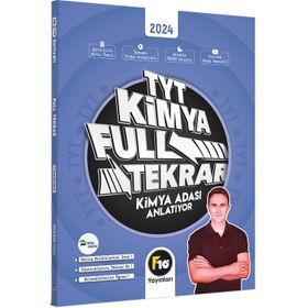2024 Kimya Adası TYT Kimya Full Tekrar Video Ders Kitabı F10 Yayınları