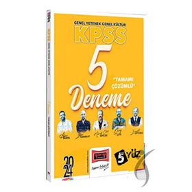 2024 KPSS 5Yüz Ekibi GK-GY Tüm Dersler Tamamı Çözümlü 5 Deneme - Yargı Yayınevi