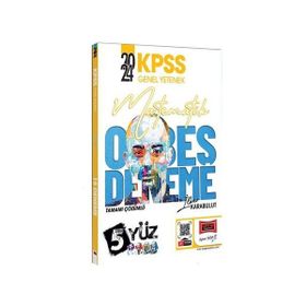 2024 KPSS 5Yüz Ekibi Matematik Tamamı Çözümlü 15 Deneme Yargı Yayınevi