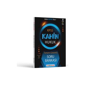 2024 KPSS A Grubu Kahin Hukuk Tamamı Çözümlü Soru Bankası Dijital Hoca Akademi Yayınları