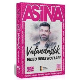 2024 KPSS Aşina Vatandaşlık Video Ders Notları - İsem Yayınları