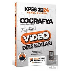 2024 KPSS Atölye Serisi Coğrafya Ders Notları Tamamı Renkli - Yediiklim Yayınları