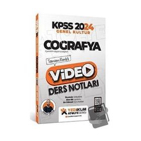 2024 KPSS Atölye Serisi Coğrafya Ders Notları Tamamı Renkli - Yediiklim Yayınları