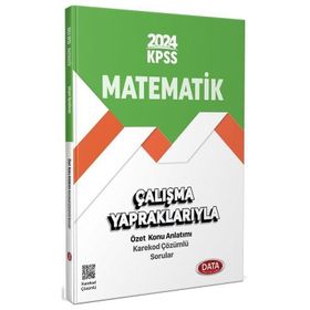 2024 KPSS Çalışma Yapraklarıyla Matematik Data Yayınları