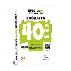 2024 KPSS Coğrafya 40 Deneme Sınavı - Doktrin Yayınları