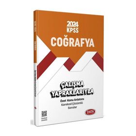 2024 Kpss Coğrafya Çalışma Yapraklarıyla Özet Konu Anlatımı ve Çözümlü Sorular - Data Yayınları