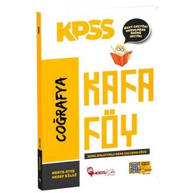 2024 KPSS Coğrafya Konu Anlatımlı Kafa Föy Hoca Kafası Yayınları