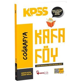 2024 KPSS Coğrafya Konu Anlatımlı Kafa Föy Hoca Kafası Yayınları