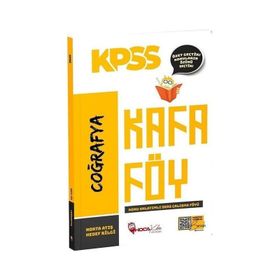 2024 KPSS Coğrafya Konu Anlatımlı Kafa Föy Hoca Kafası Yayınları