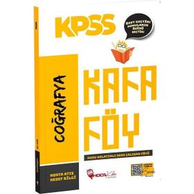 2024 KPSS Coğrafya Konu Anlatımlı Kafa Föy Hoca Kafası Yayınları