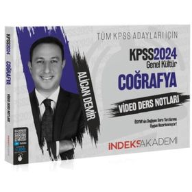 2024 KPSS Coğrafya Video Ders Notları - İndeks Akademi Yayıncılık
