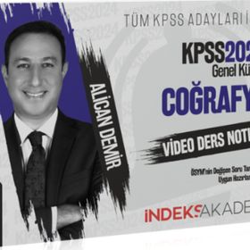 2024 KPSS Coğrafya Video Ders Notları - İndeks Akademi Yayıncılık