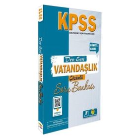 2024 KPSS Dev Seri Vatandaşlık Soru Bankası Tasarı Eğitim Yayınları
