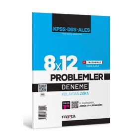 2024 KPSS-DGS-ALES Yeni Nesil 8x12 Tamamı Video Çözümlü Problemler Deneme Marka Yayınları