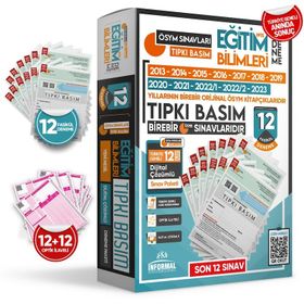 2024 KPSS Eğitim Bilimleri 12'li ÖSYM Tıpkı Basım Çıkmış Soru Türkiye Geneli Dijital Çözümlü Paket Deneme - İnformal Yayınları