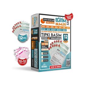 2024 KPSS Eğitim Bilimleri 12'li ÖSYM Tıpkı Basım Çıkmış Soru Türkiye Geneli Dijital Çözümlü Paket Deneme - İnformal Yayınları