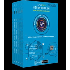 2024 KPSS Eğitim Bilimleri Konu Anlatımlı Modüler Set 6 Kitap En Güncel Video - Pegem Akademi