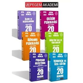 2024 KPSS Eğitim Bilimleri Konu Anlatımlı Modüler Set 6 Kitap En Güncel Video - Pegem Akademi