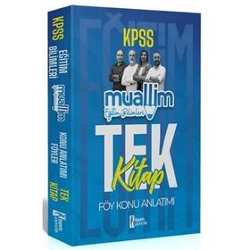 2024 KPSS Eğitim Bilimleri Muallim Föy Tek Kitap Konu Anlatımı İsem Yayınları