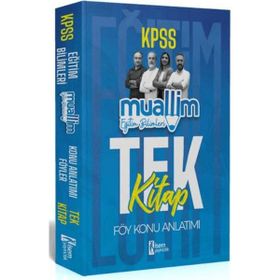 2024 KPSS Eğitim Bilimleri Muallim Föy Tek Kitap Konu Anlatımı İsem Yayınları