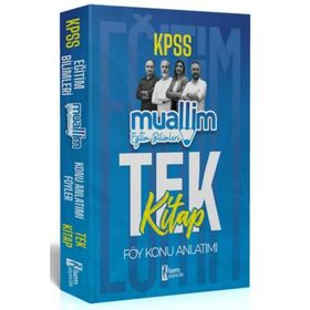 2024 KPSS Eğitim Bilimleri Muallim Föy Tek Kitap Konu Anlatımı İsem Yayınları