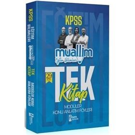 2024 KPSS Eğitim Bilimleri Muallim Föy Tek Kitap Konu Anlatımı İsem Yayınları