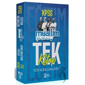 2024 KPSS Eğitim Bilimleri Muallim Föy Tek Kitap Konu Anlatımı İsem Yayınları