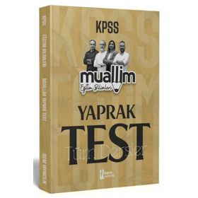 2024 KPSS Eğitim Bilimleri Muallim Tüm Dersler Yaprak Test - İsem Yayınları