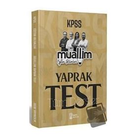 2024 KPSS Eğitim Bilimleri Muallim Tüm Dersler Yaprak Test - İsem Yayınları