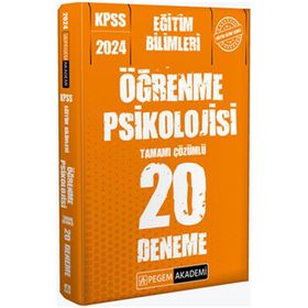 2024 KPSS Eğitim Bilimleri Öğrenme Psikolojisi Çözümlü Soru Bankası Bünyamin Atalay İndeks Akademi Yayıncılık