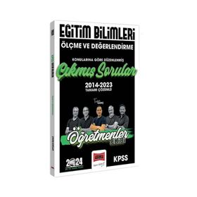 2024 KPSS Eğitim Bilimleri Öğretmenler Ekibi Ölçme ve Değerlendirme Konularına Göre Düzenlenmiş Çıkmış Sorular - Yargı Yayınları