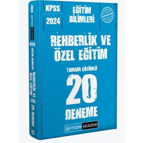 2024 KPSS Eğitim Bilimleri Rehberlik ve Özel Eğitim Çözümlü Soru Bankası Bulut Vurdum İndeks Akademi Yayıncılık