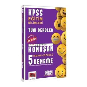 2024 KPSS Eğitim Bilimleri Tüm Dersler Tamamı Çözümlü Konuşan 5 Deneme Yargı Yayınları