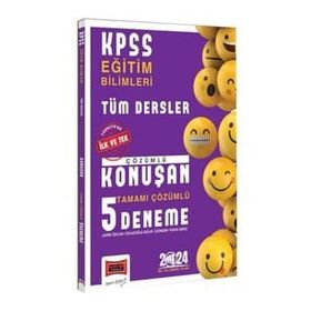 2024 KPSS Eğitim Bilimleri Tüm Dersler Tamamı Çözümlü Konuşan 5 Deneme Yargı Yayınları