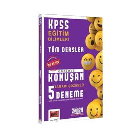 2024 KPSS Eğitim Bilimleri Tüm Dersler Tamamı Çözümlü Konuşan 5 Deneme Yargı Yayınları