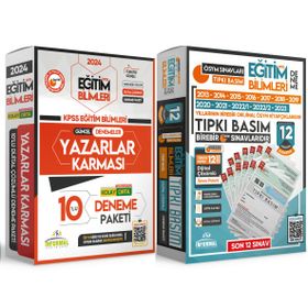 2024 KPSS Eğitim Bilimleri Yazarlar Karması ve Tıpkı Basım Türkiye Geneli Dijital Çözümlü Deneme Paketi - İnformal Yayınları
